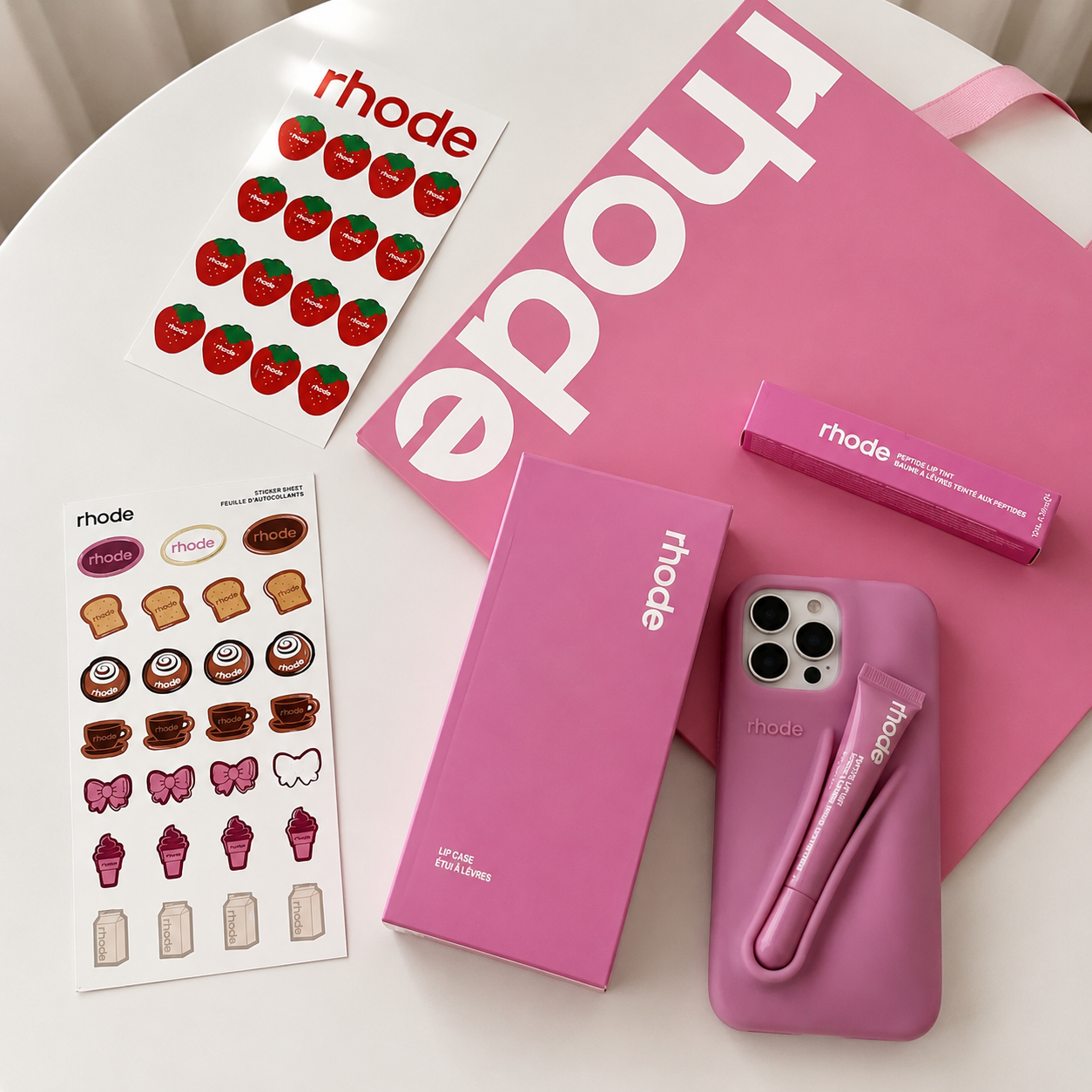 Rhode iPhone Case Gift Sets with Lip Gloss | RhodeCover
