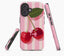 Cherries on Pink Stripes IPhone17 Must-Haves
