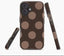 Brown Background with Dots IPhone17 Must-Haves Phone Case for IPhone