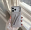 Rhode Gray iPhone 17 Pro Max 17 Pro 16 15 Hülle + Lipgloss & Geschenktüte