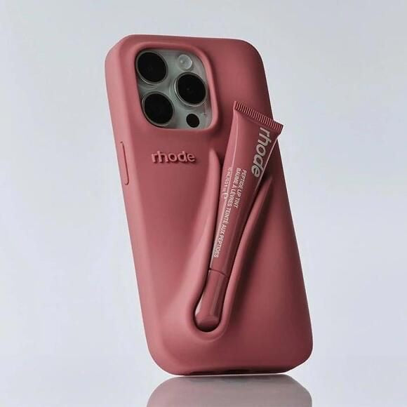 Rhode Toast iPhone 17 Pro Max 17 Pro 16 15 Case + Lipgloss & Gift Bag
