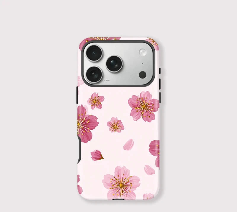 For Magsafe Magnetic Phone Case For iPhone 17 Air 16 Pro Max 15 14 Plus 13 12 11 Shockproof Flower Pattern Cover