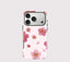 Kirschblüten iPhone Hülle Rosa Blumen Stoßfeste Abdeckung