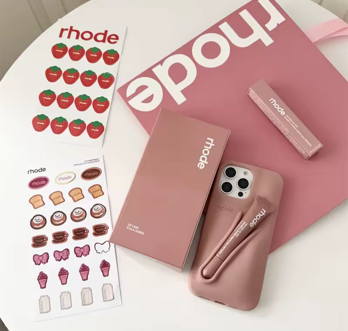 Rhode Toast iPhone 17 Pro Max 17 Pro 16 15 Case + Lipgloss & Gift Bag Main image