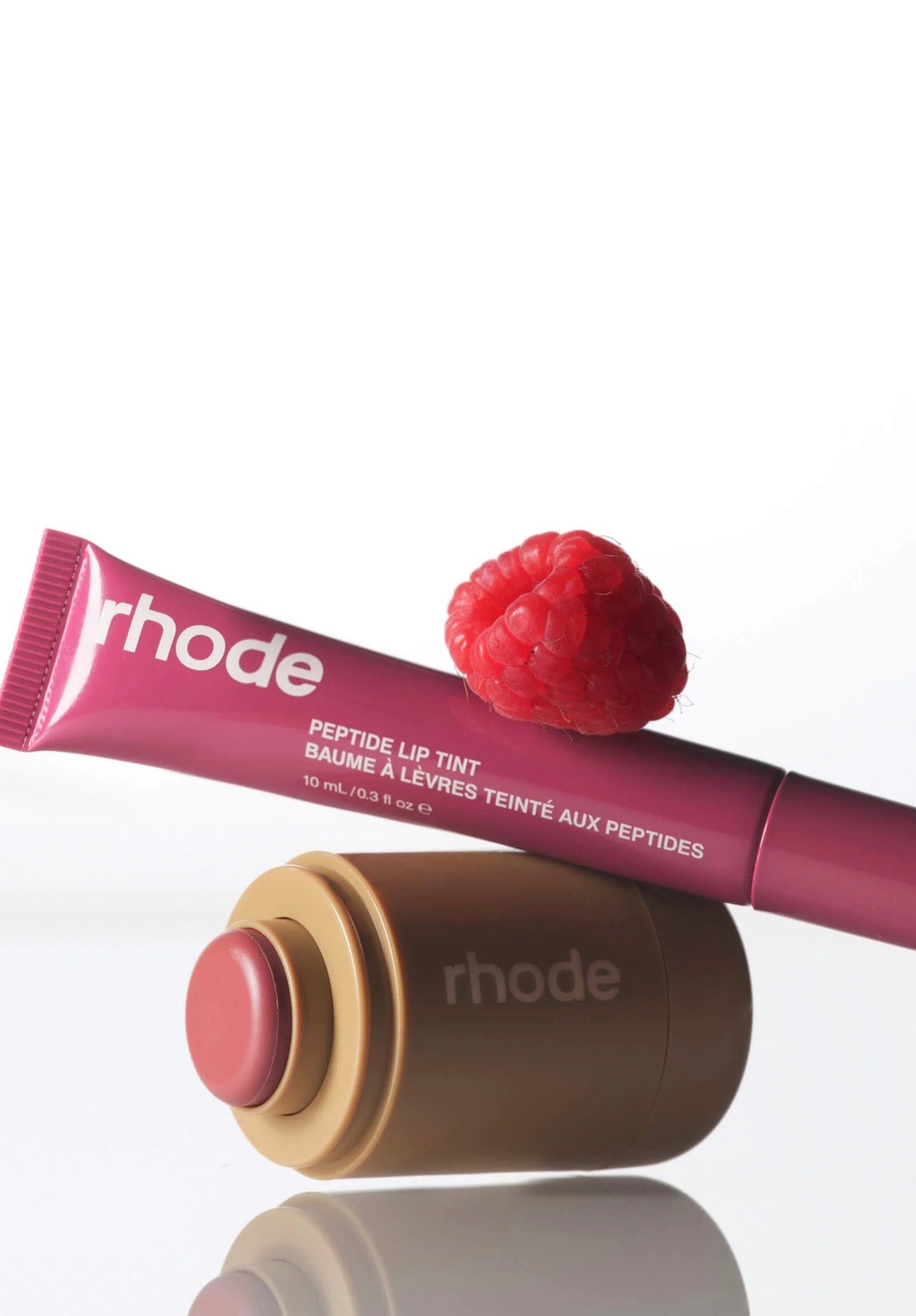 Teinte à lèvres gelée de framboise et duo de fards à joues de poche « Sleepy Girl » Rhode