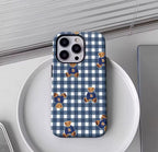 Plaid Teddy Charm IPhone17 Must-Haves
