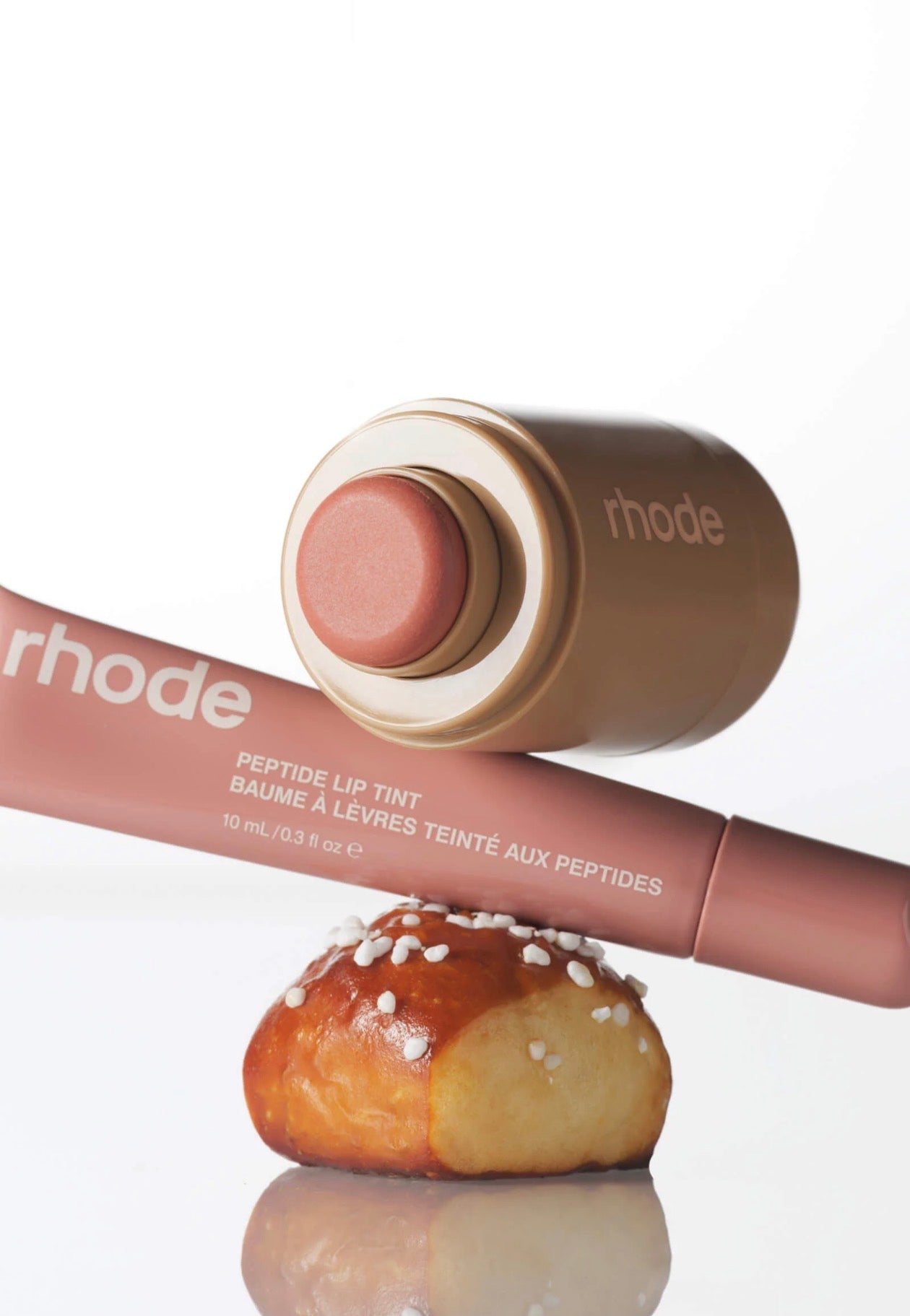 Rhode Toast Lip Tint & Freckle Pocket Blush  Rhode Lip Gloss + Blush Set