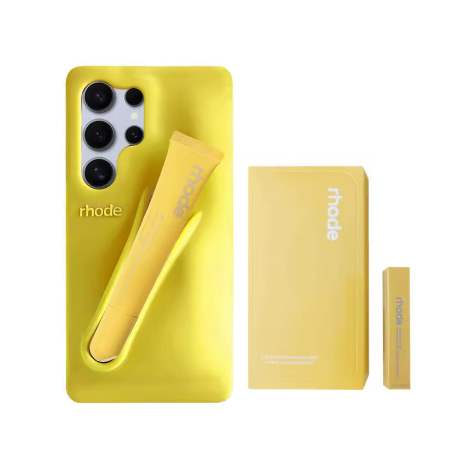 Rhode Phone Case Lemontini For Samsung with lipgloss