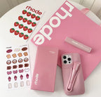 Rhode Ribbon iPhone 17 Pro Max 17 Pro 16 15 Case + Lipgloss & Gift Bag