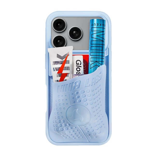 Flex Pouch Expandable Storage Case for iPhone 17 16 15 - Ultra-Stretchy Gadget & Card Holder