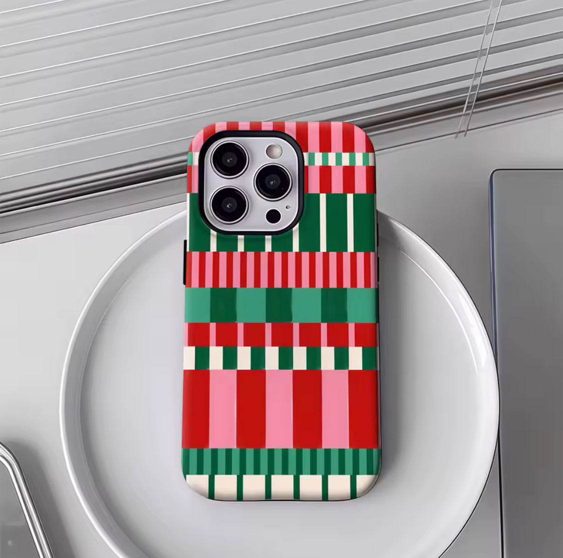 Christmas Plaid Pattern IPhone17 Must-Haves Phone Case for IPhone