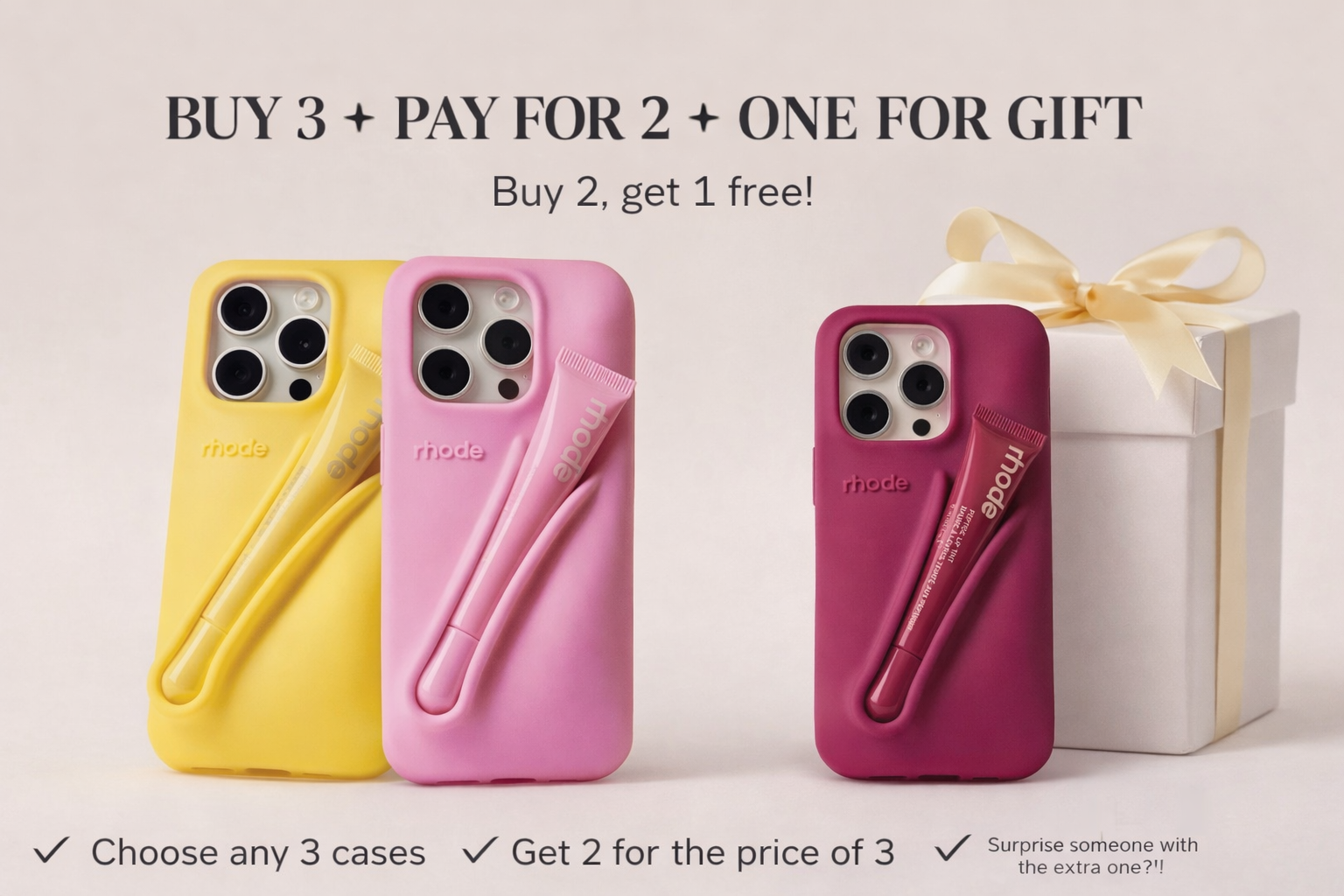 Rhode Phone Case Lemontini with Lipgloss | iPhone Case | RHODE COVER Rhode Phone Case Lemontini with Lipgloss | iPhone Case | RHODE COVER