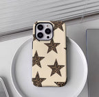 Leopard Print Stars IPhone17 Must-Haves Phone Case for IPhone