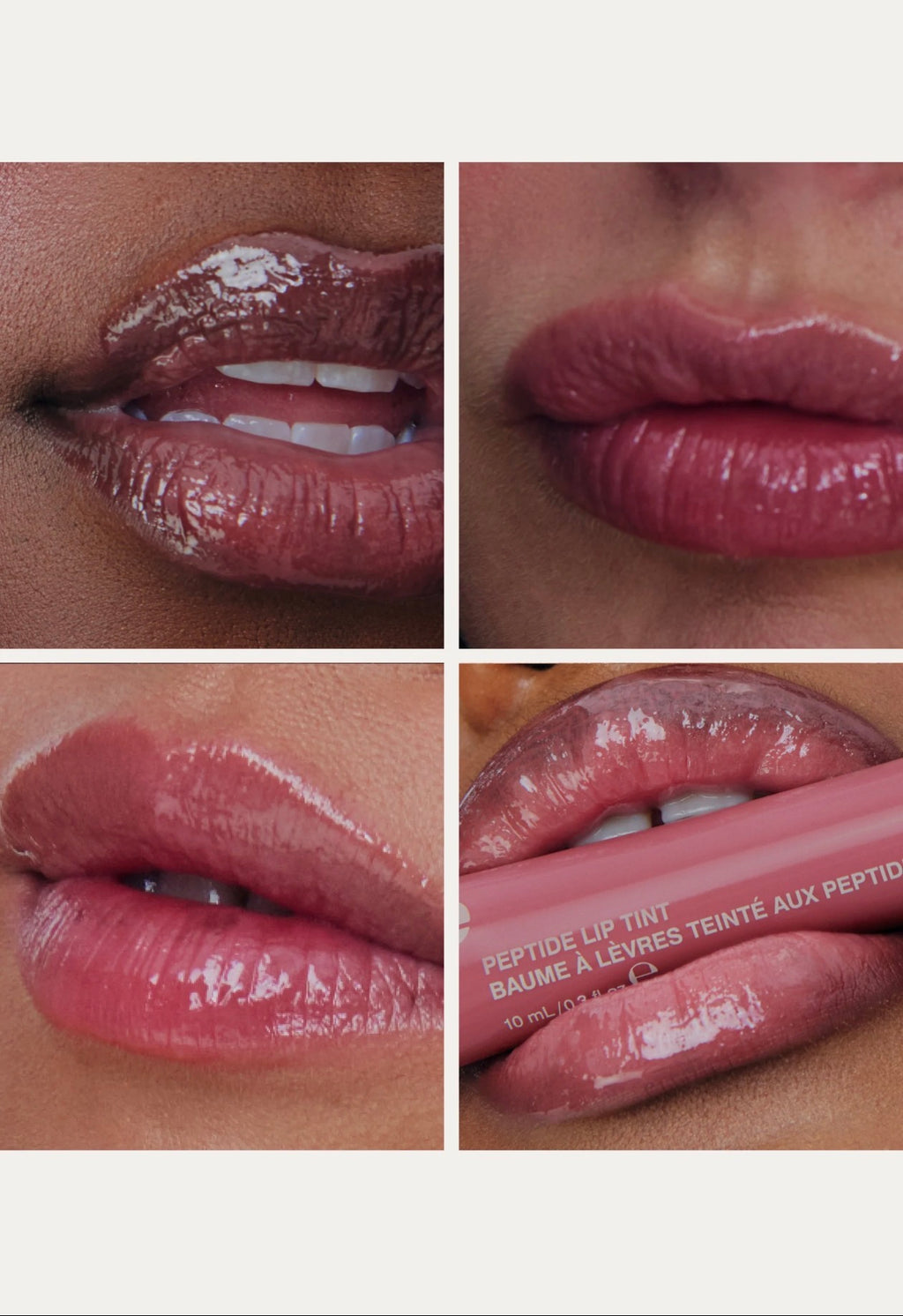 Rhode Peptide Lip Tint Salty Tan Glossy Hydrating Lip Tint