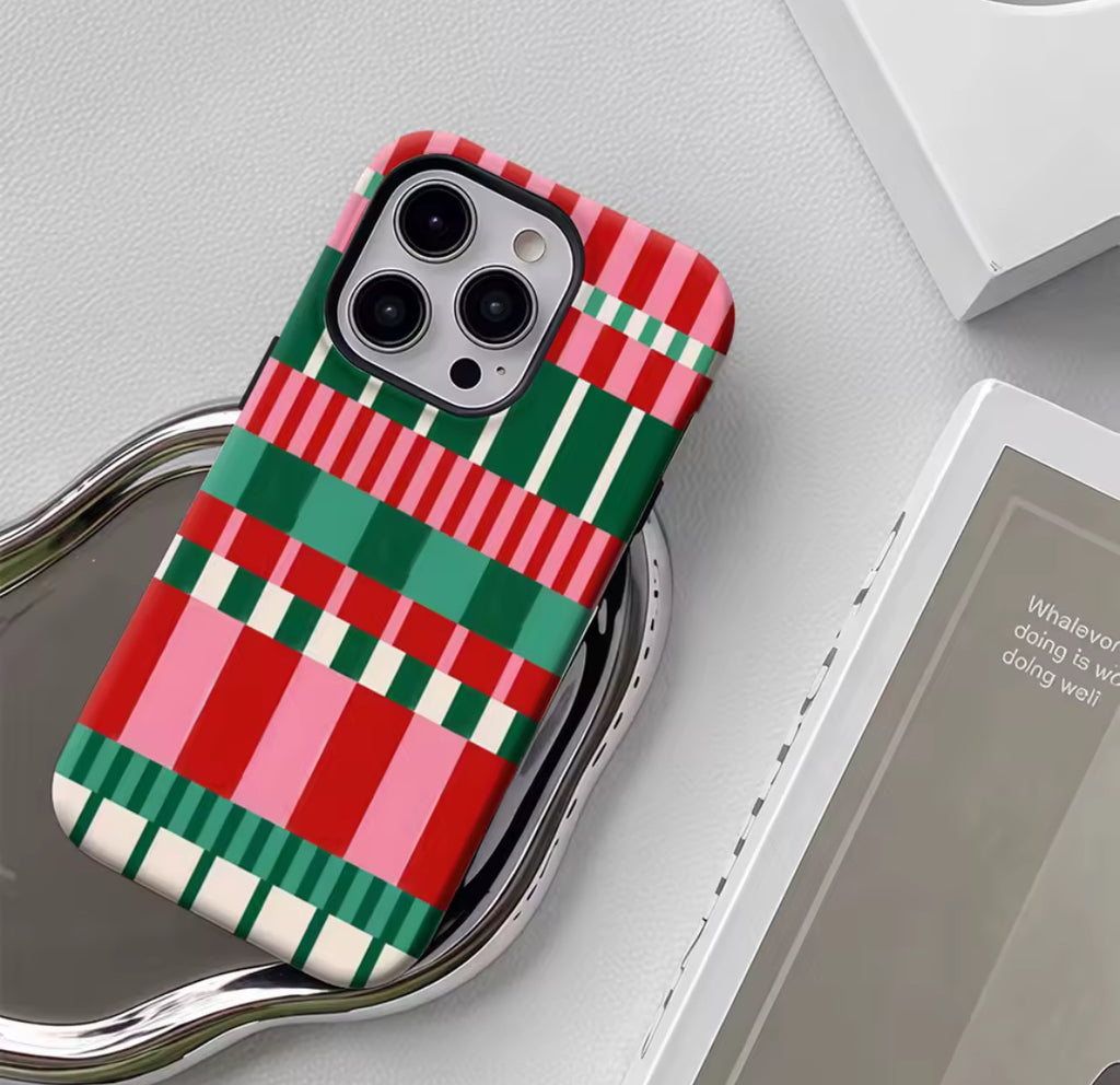 Christmas Plaid Pattern IPhone17 Must-Haves Phone Case for IPhone