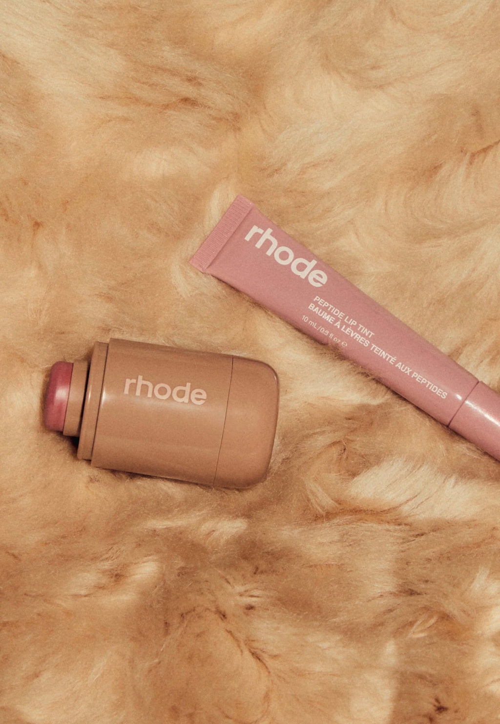 Rhode Toast Lip Tint & Freckle Pocket Blush  Rhode Lip Gloss + Blush Set