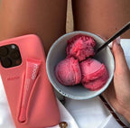 Rhode Orange iPhone 17 Pro Max 17 Pro 16 15 Case + Lipgloss & Gift Bag