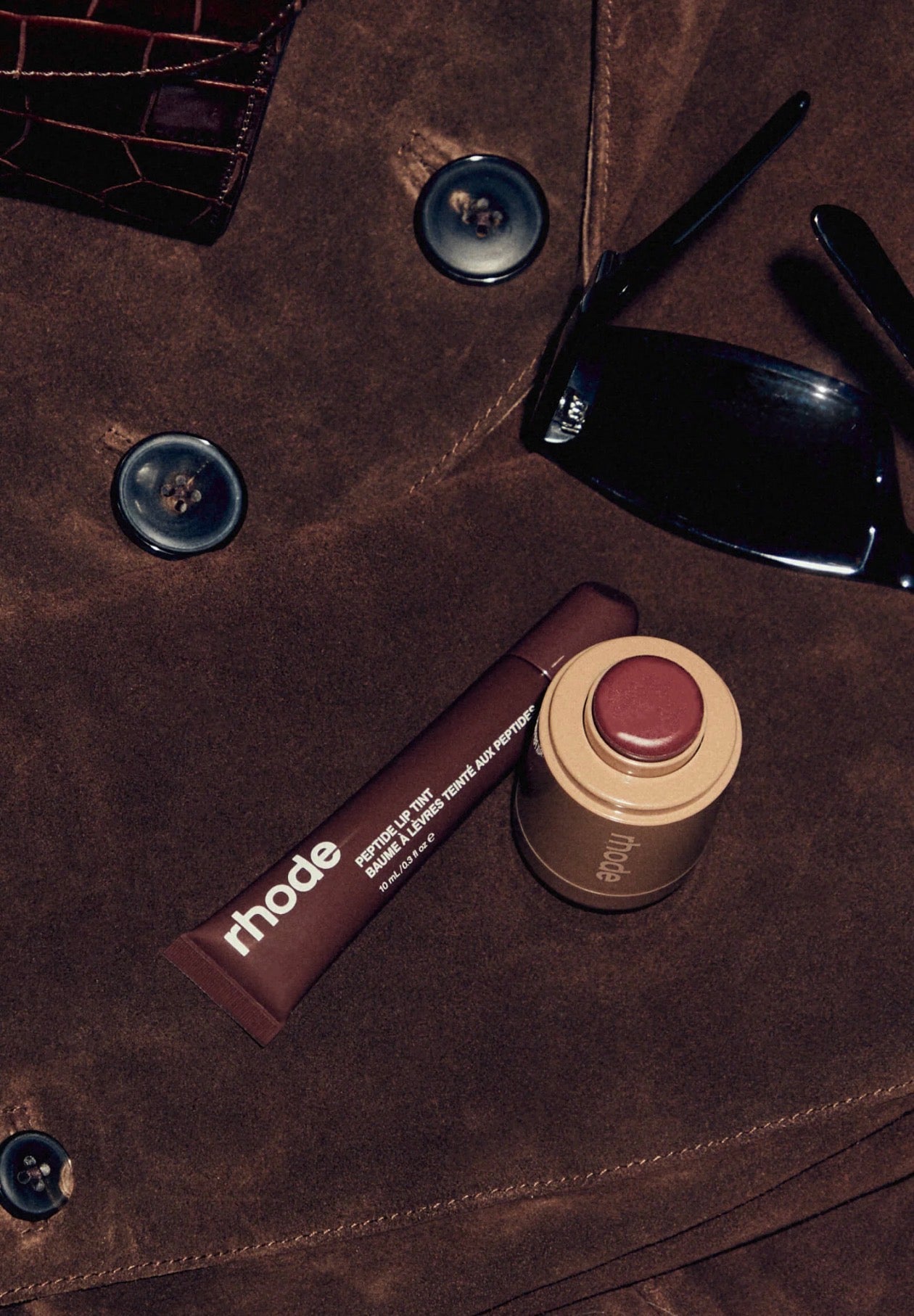 Rhode Espresso Lip Tint & Toasted Teddy Pocket Blush Duo Rhode Lip Gloss Set