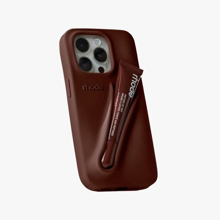 Rhode Phone Case Espresso with Lipgloss | iPhone Case | RHODE COVER Rhode Phone Case Espresso with Lipgloss | iPhone Case | RHODE COVER
