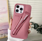 Rhode Lmage iPhone 17 Pro Max 17 Pro 16 15 Case + Lipgloss & Gift Bag