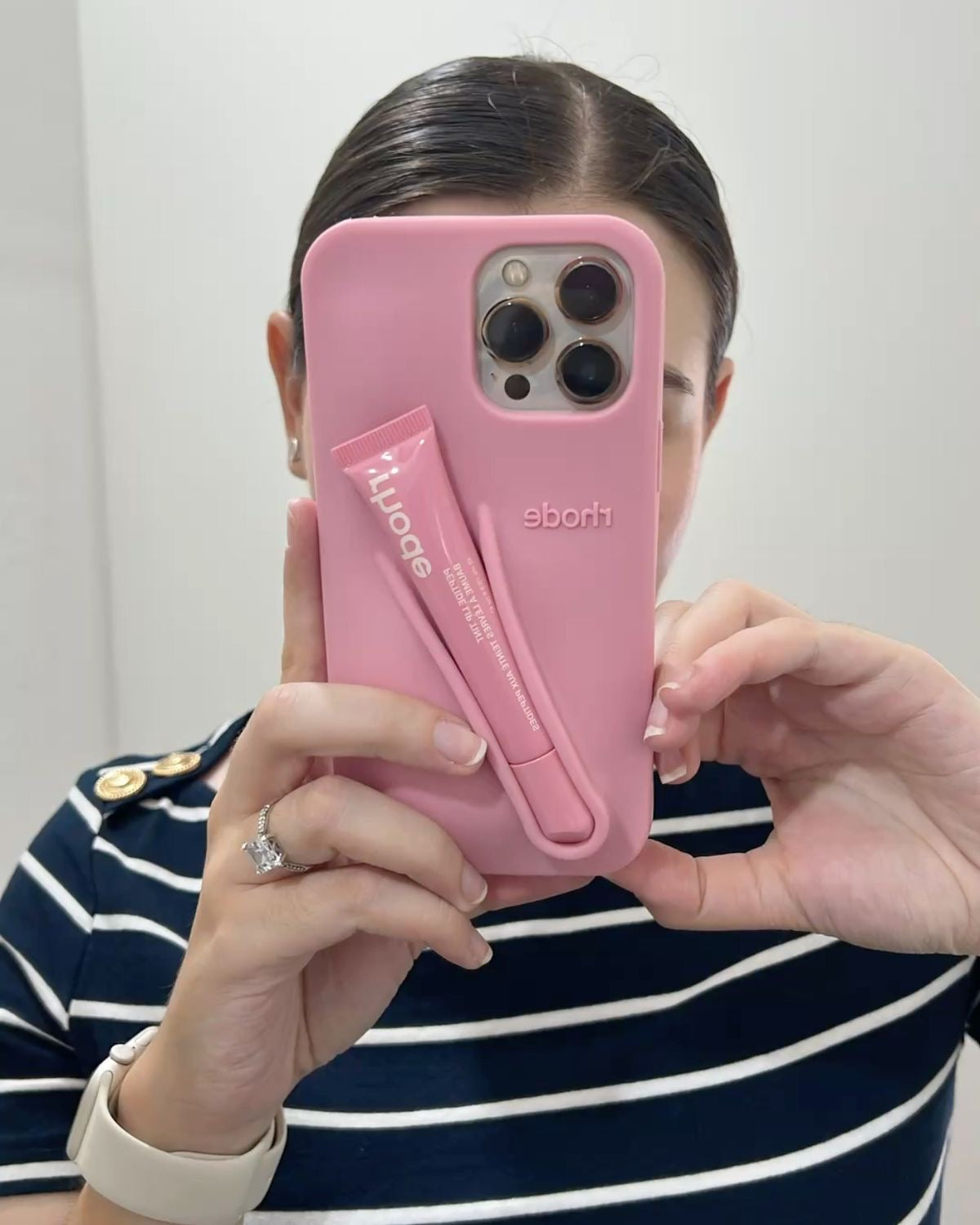Rhode Phone Case Ribbon with Lipgloss | iPhone Case | RHODE COVER Rhode Phone Case Ribbon with Lipgloss | iPhone Case | RHODE COVER