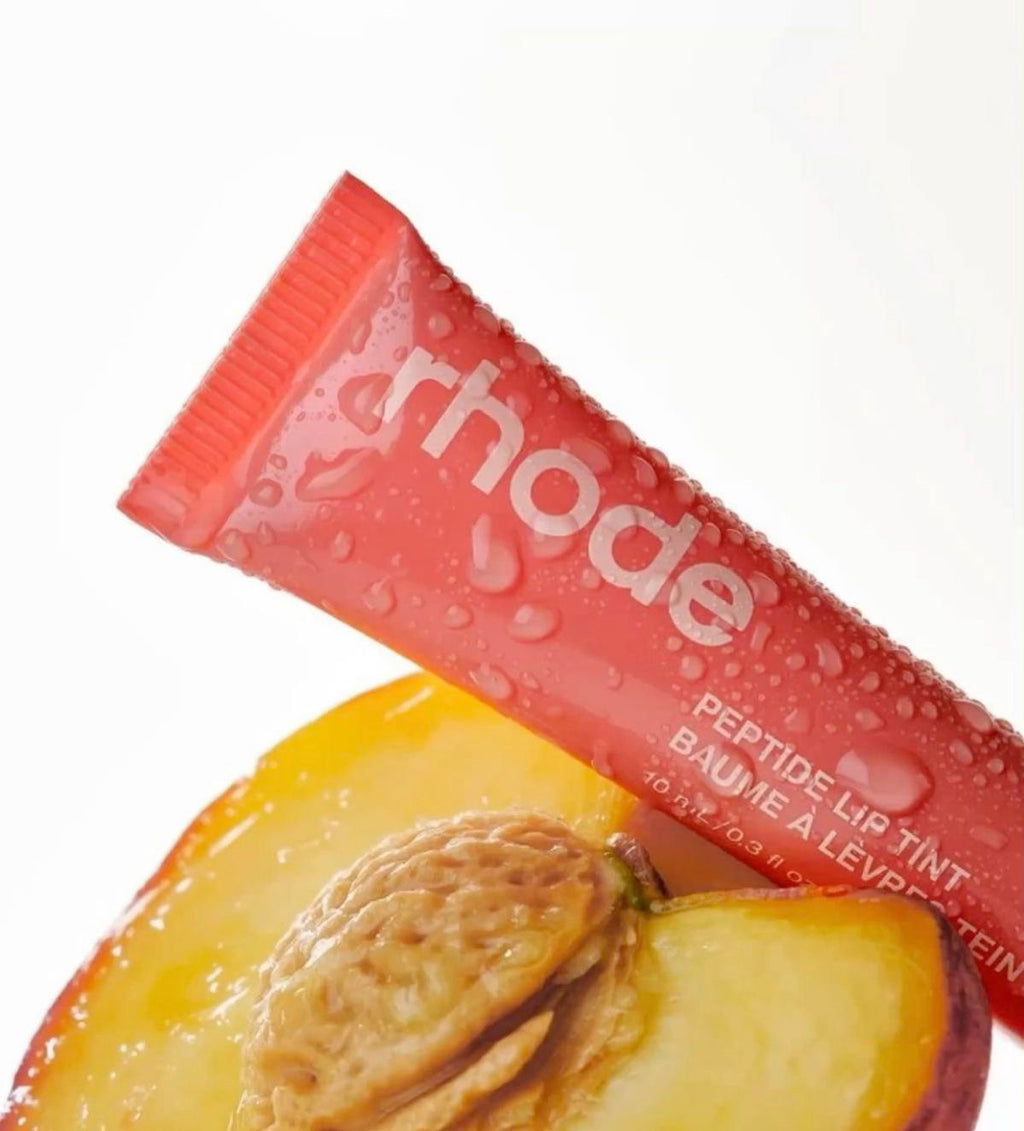 Rhode Peptide Lip Tint Peach Pit Glossy Hydrating Lip Tint