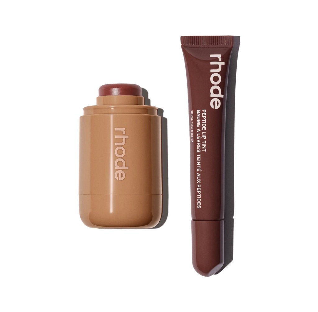 Rhode Espresso Lip Tint & Toasted Teddy Pocket Blush Duo Rhode Lip Gloss Set