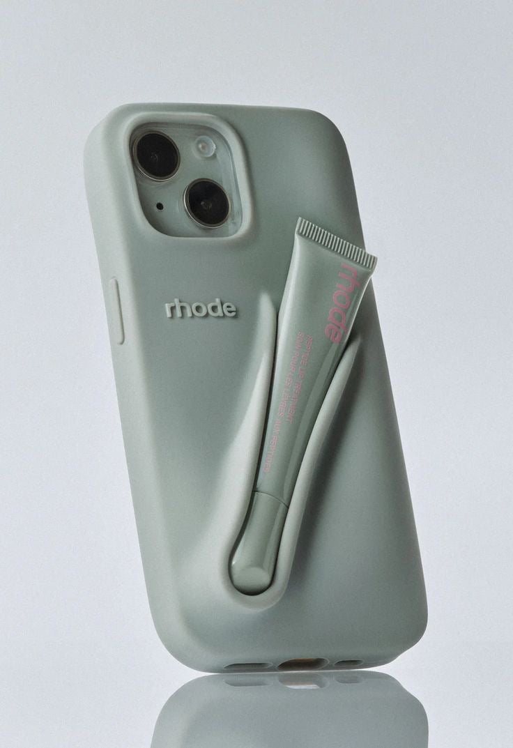 Rhode Phone Case Gray with Lipgloss | iPhone Case Rhode Phone Case Gray with Lipgloss | iPhone Case