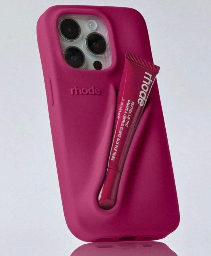 Rhode Raspberry iPhone 17 Pro Max 17 Pro 16 15 Case + Lipgloss & Gift Bag Secondary image