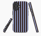 Contrasting Brown Blue Stripes IPhone17 Must-Haves