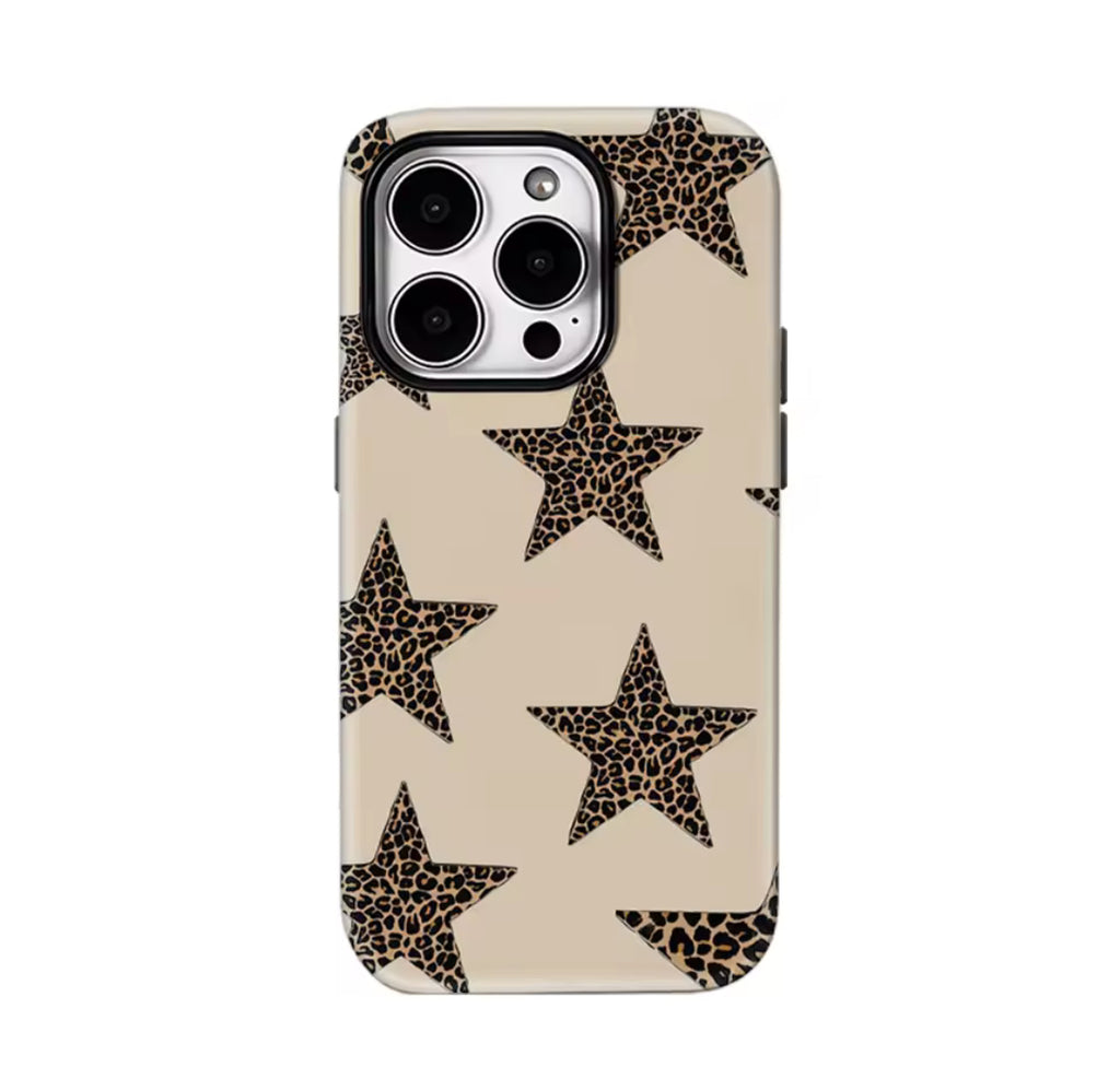 Leopard Print Stars IPhone17 Must-Haves Phone Case for IPhone