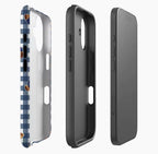 Plaid Teddy Charm IPhone17 Must-Haves