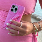 Rhode Rose iPhone 17 Pro Max 17 Pro 16 15 Case + Lipgloss & Gift Bag