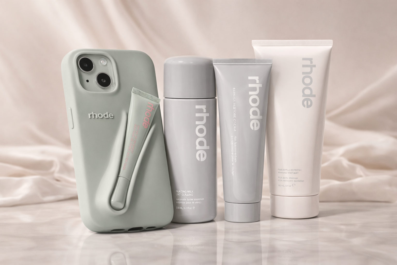 Ultimate Rhode Glow Bundle Phone Case & Skincare Set Main image