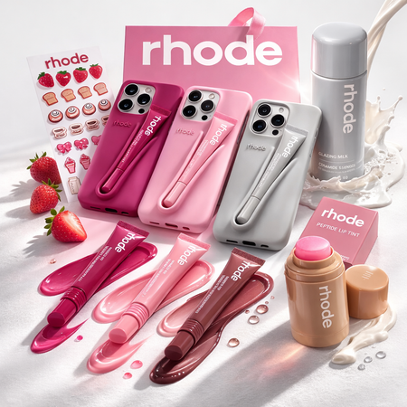Rhode Phone Case Espresso with Lipgloss | iPhone Case | RHODE COVER