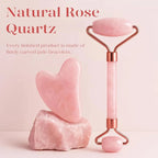 Face Roller & Gua Sha Set for Face & Neck Massage