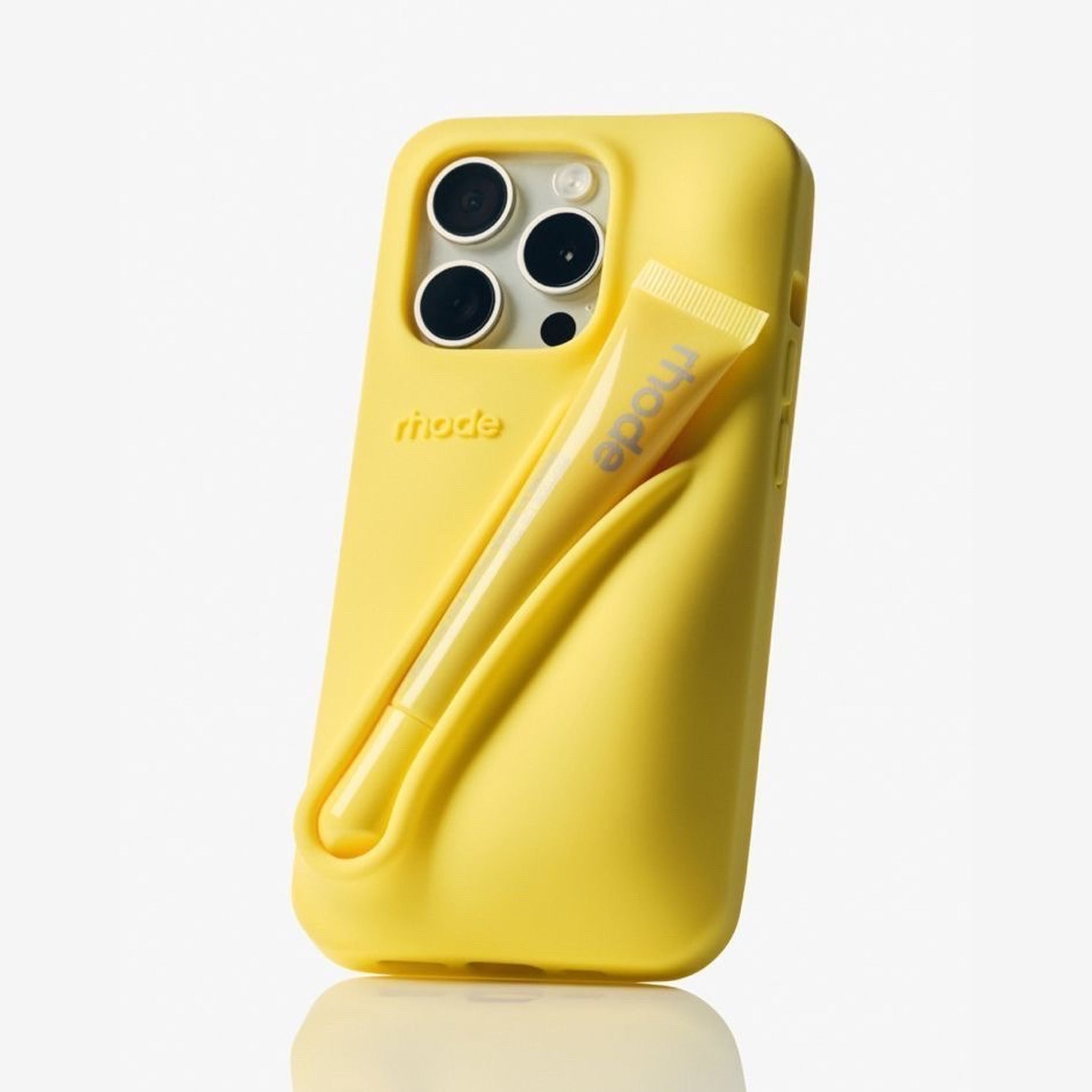rhode UP CARE ETHYL LEAVES ケース Rhode Phone Case Lemontini with Lipgloss | iPhone Case | RHODE COVER