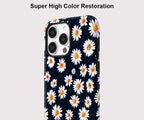 Daisy Blumen iPhone Hülle – Stoßfeste ästhetische Blumenabdeckung
