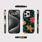 Weihnachts-Lebkuchen iPhone Hülle Festliche stoßfeste MagSafe Hülle