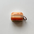 Sunset Gradient AirPods Case – Aesthetic Transparent Protective Cover