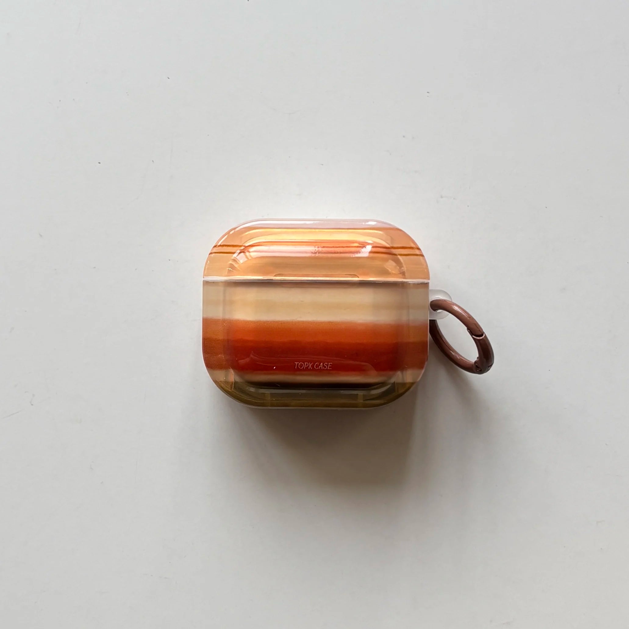 Sunset Gradient AirPods Case – Aesthetic Transparent Protective Cover