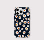 Daisy Blumen iPhone Hülle – Stoßfeste ästhetische Blumenabdeckung