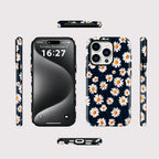 Daisy Blumen iPhone Hülle – Stoßfeste ästhetische Blumenabdeckung