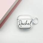 Custom AirPods Case with Name  Personalized Clear AirPods Cover