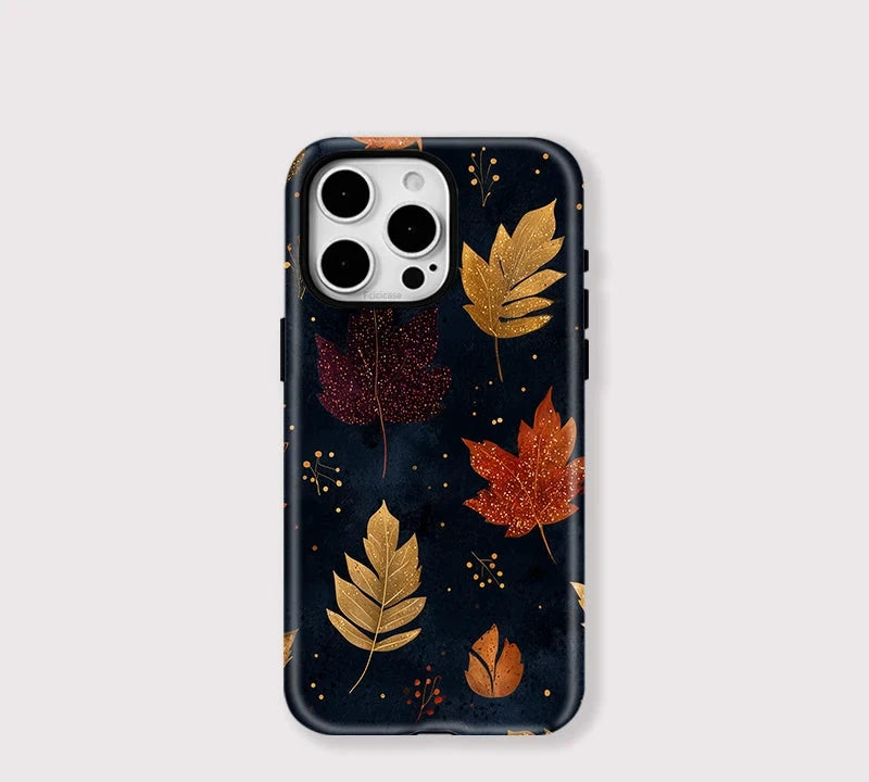 Herbstblätter iPhone Hülle Stoßfestes Herbst-Ästhetik-Cover