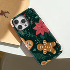 Weihnachts-Lebkuchen iPhone Hülle Festliche stoßfeste MagSafe Hülle