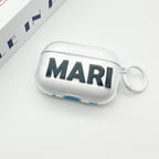 Custom AirPods Case with Name  Personalized Clear AirPods Cover