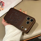 Custom Photo Engraved Leather Phone Case – Personalized Image Case