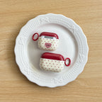 Cute Red Polka Dot Heart AirPods Case – Aesthetic Protective Cover