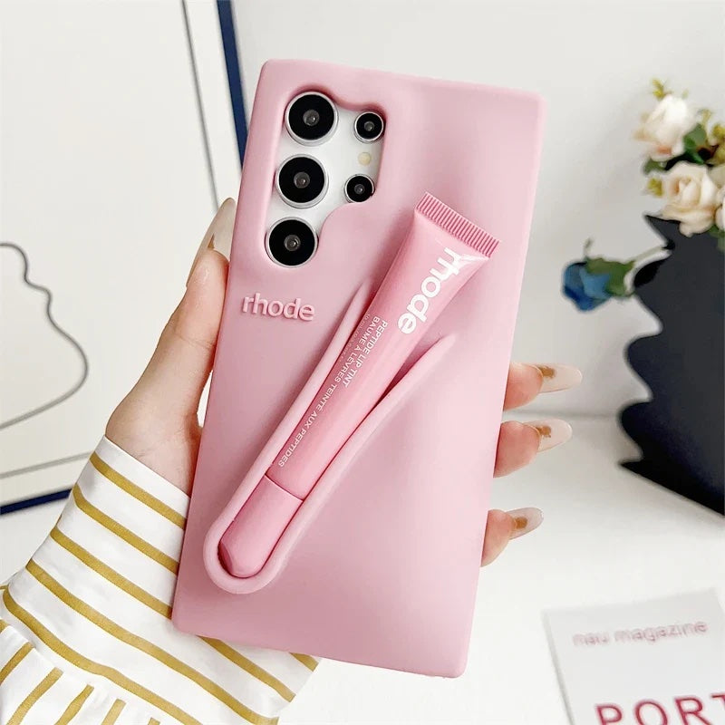 Rhode Phone Case Samsung - Ribbon Pink | RhodeCover